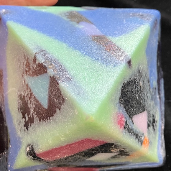 Spirit “Handmade Cast Glass Pyramid   3.5”x3.5” Original - Picture 6 of 7